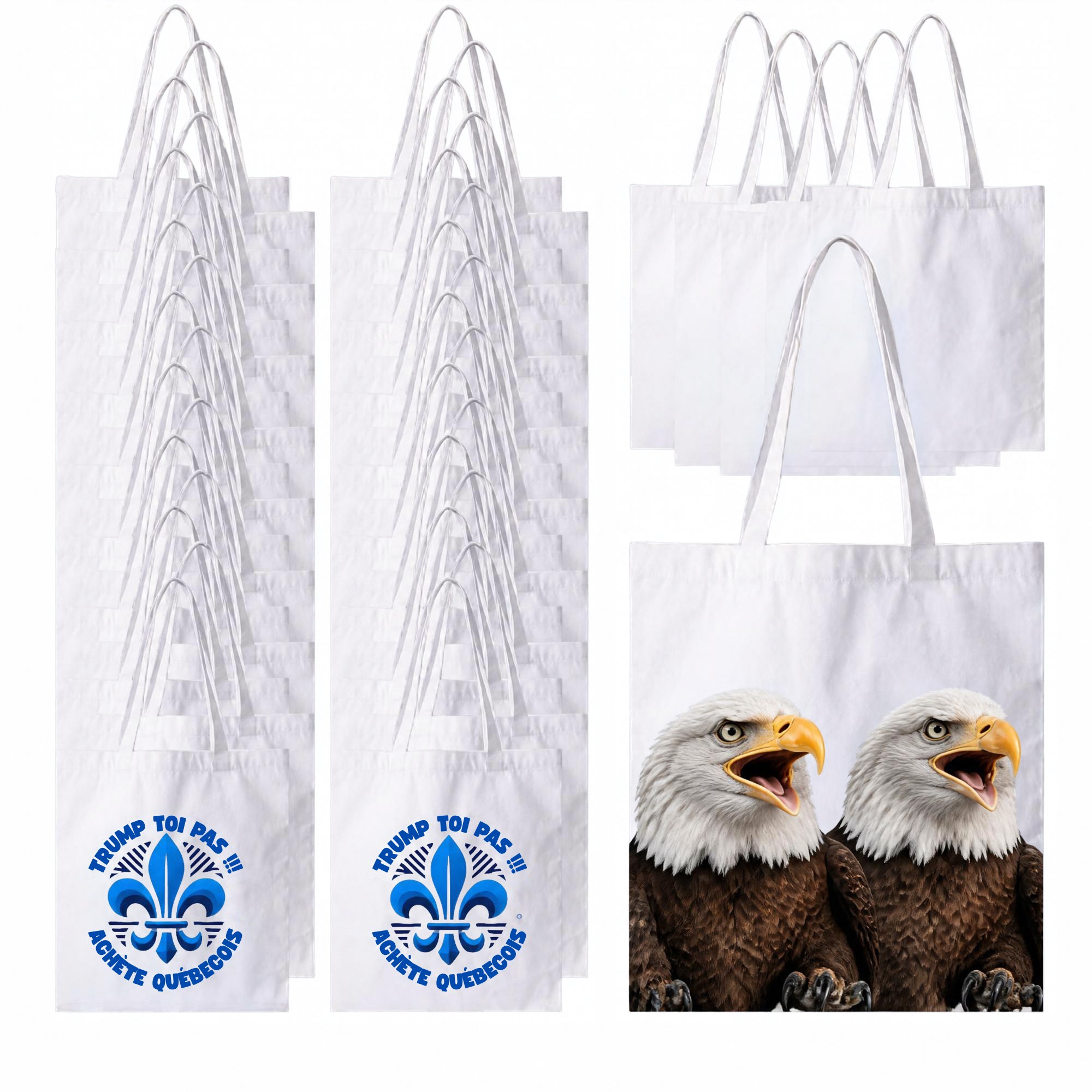 Sacs personnalisés imprimés en sublimation